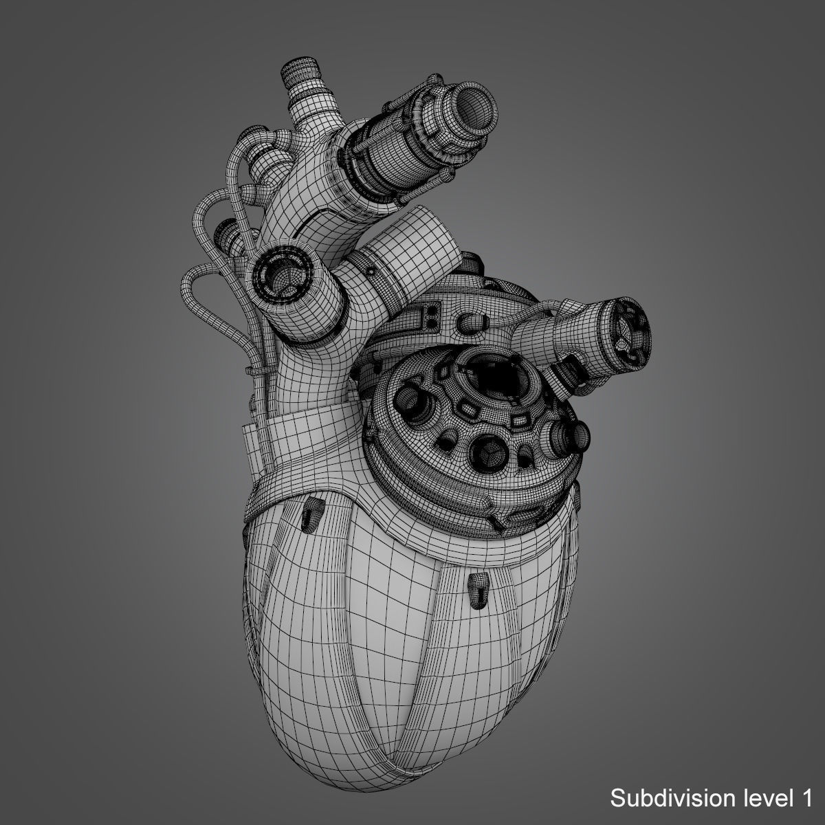Cyber Heart 3D model_15