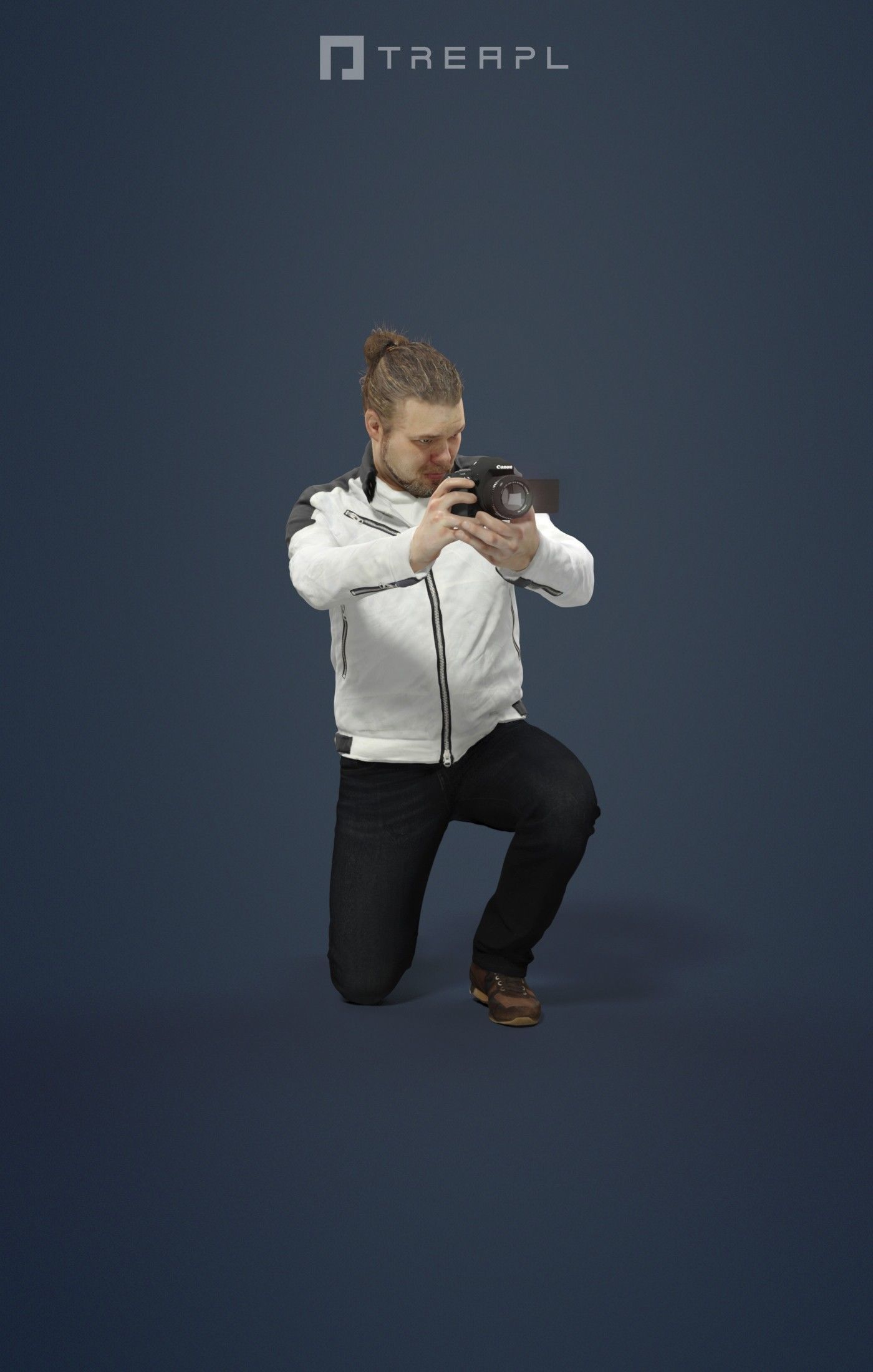 Keen A Caucasian Male Earning his Living As A Photographer 3D model_1