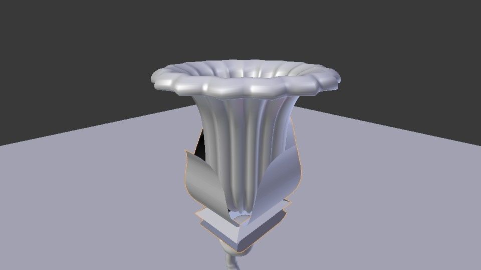 3D Lamp with glass 3D model_6