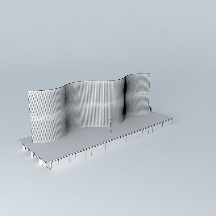 Making a scene  collapsible collapsible backdrop background 3D model_3