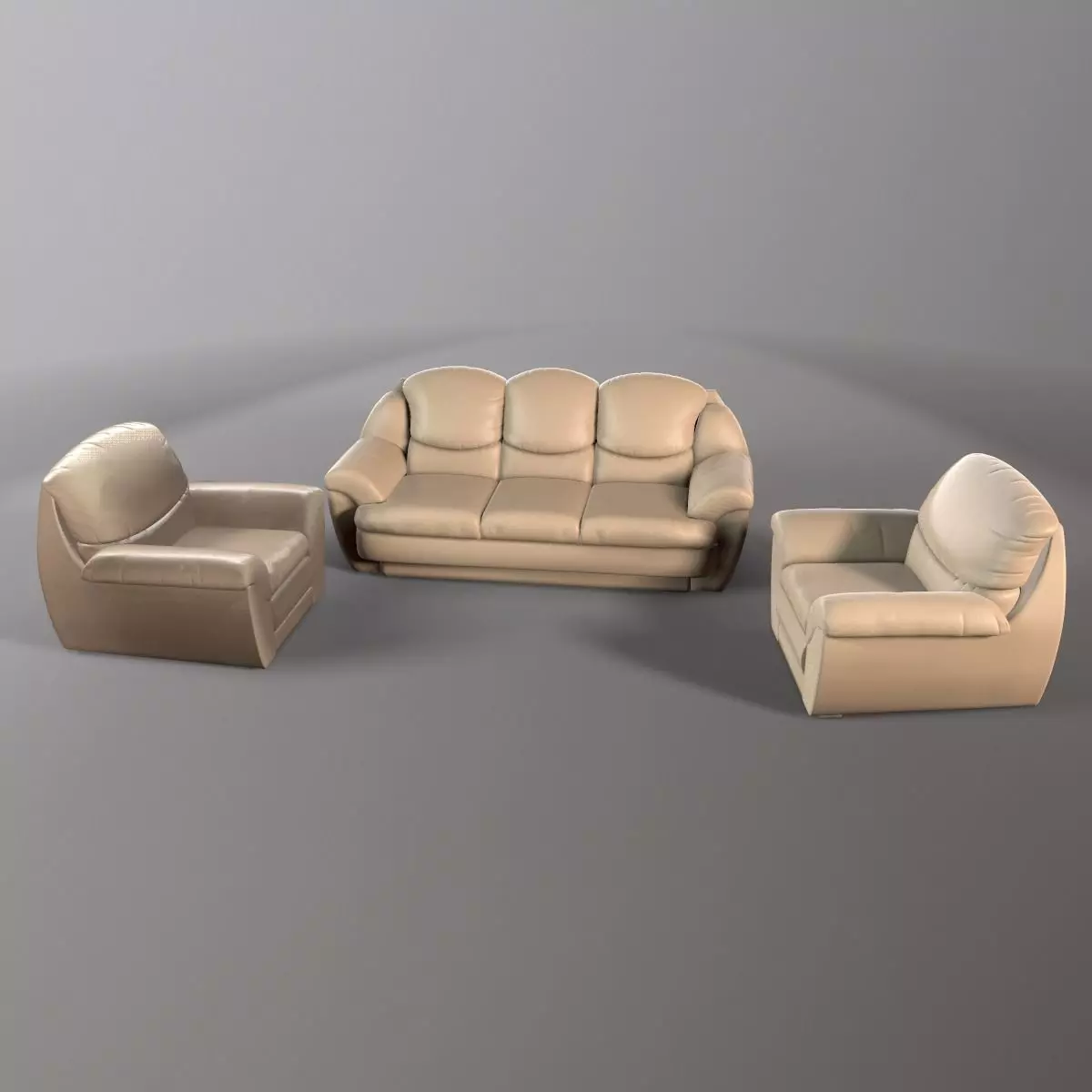 Soft leather coner 3D model