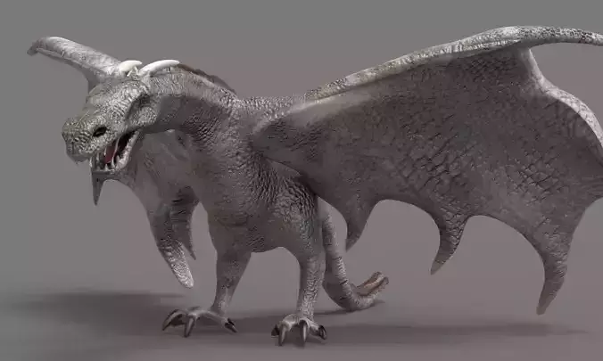 The Dragon Low-poly 3D model