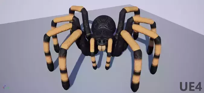 Giant Spider Low-poly 3D model