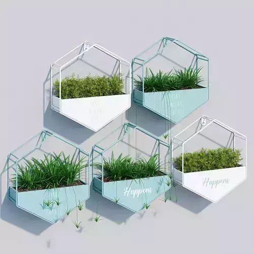 Hanging Hexagon Planters