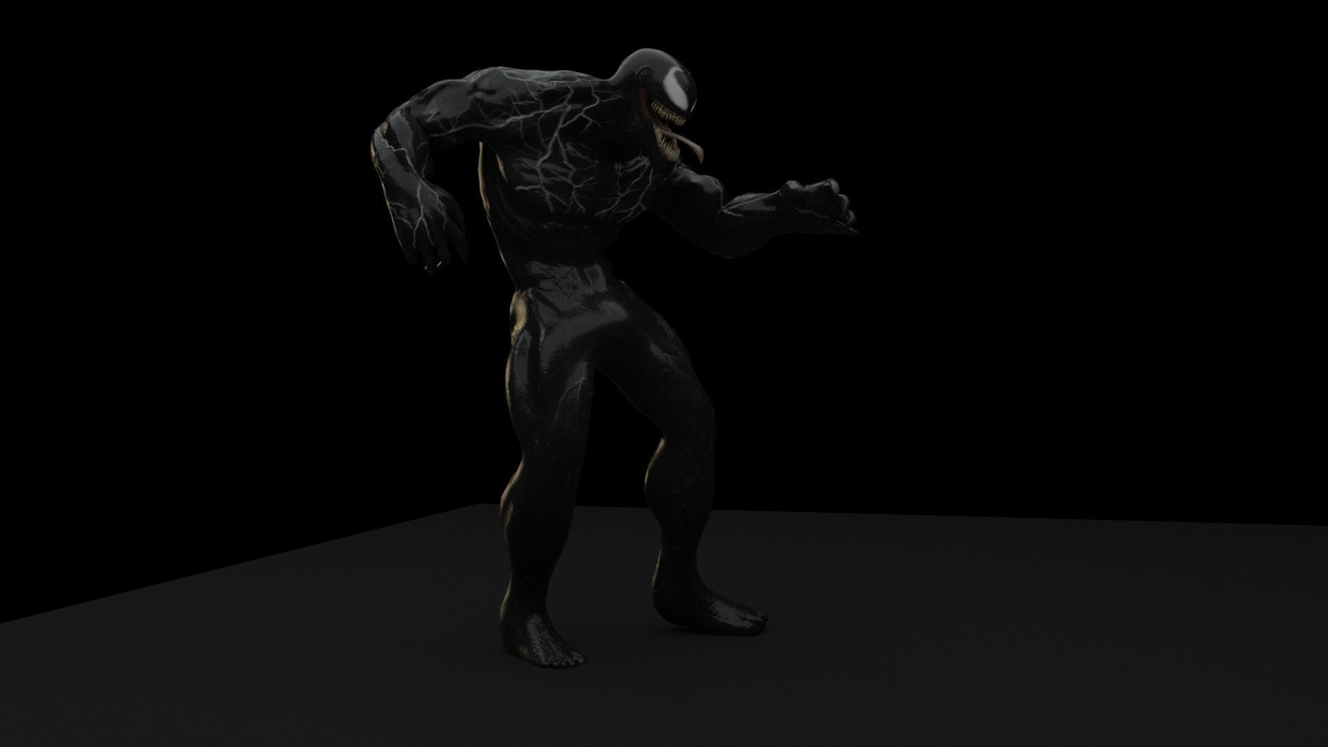 Venom 2018 Rigged model 3D model_5
