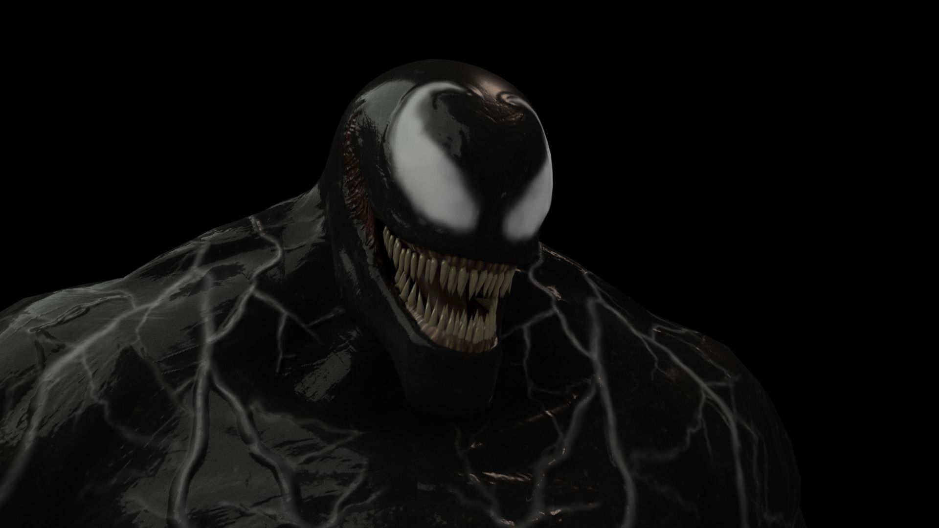 Venom 2018 Rigged model 3D model_1