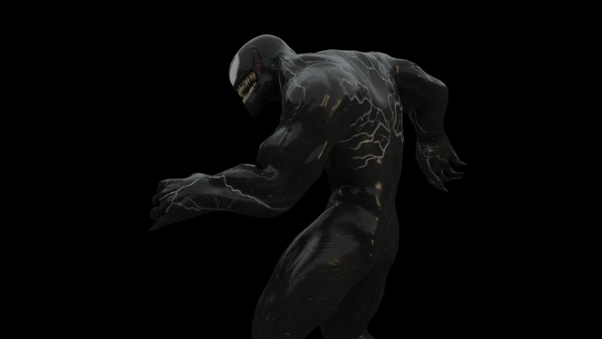 Venom 2018 Rigged model 3D model_6