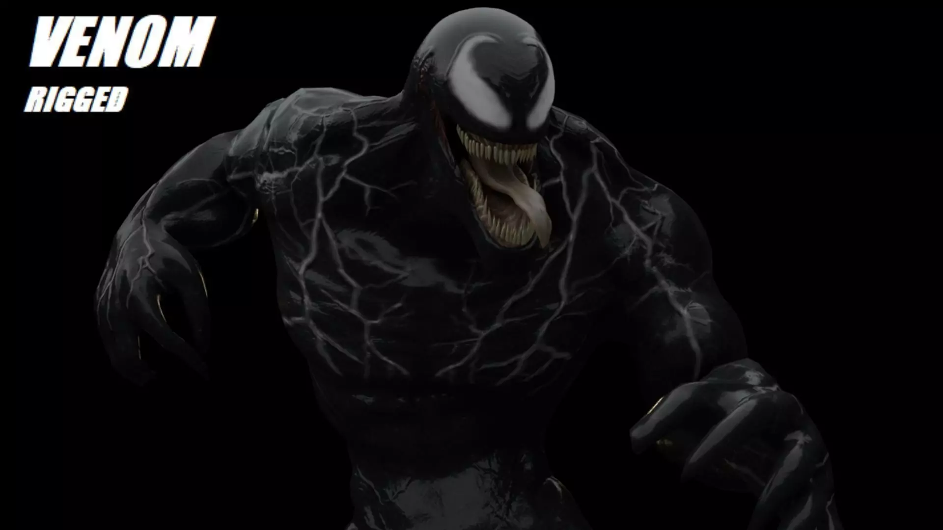 Venom 2018 Rigged model 3D model_0