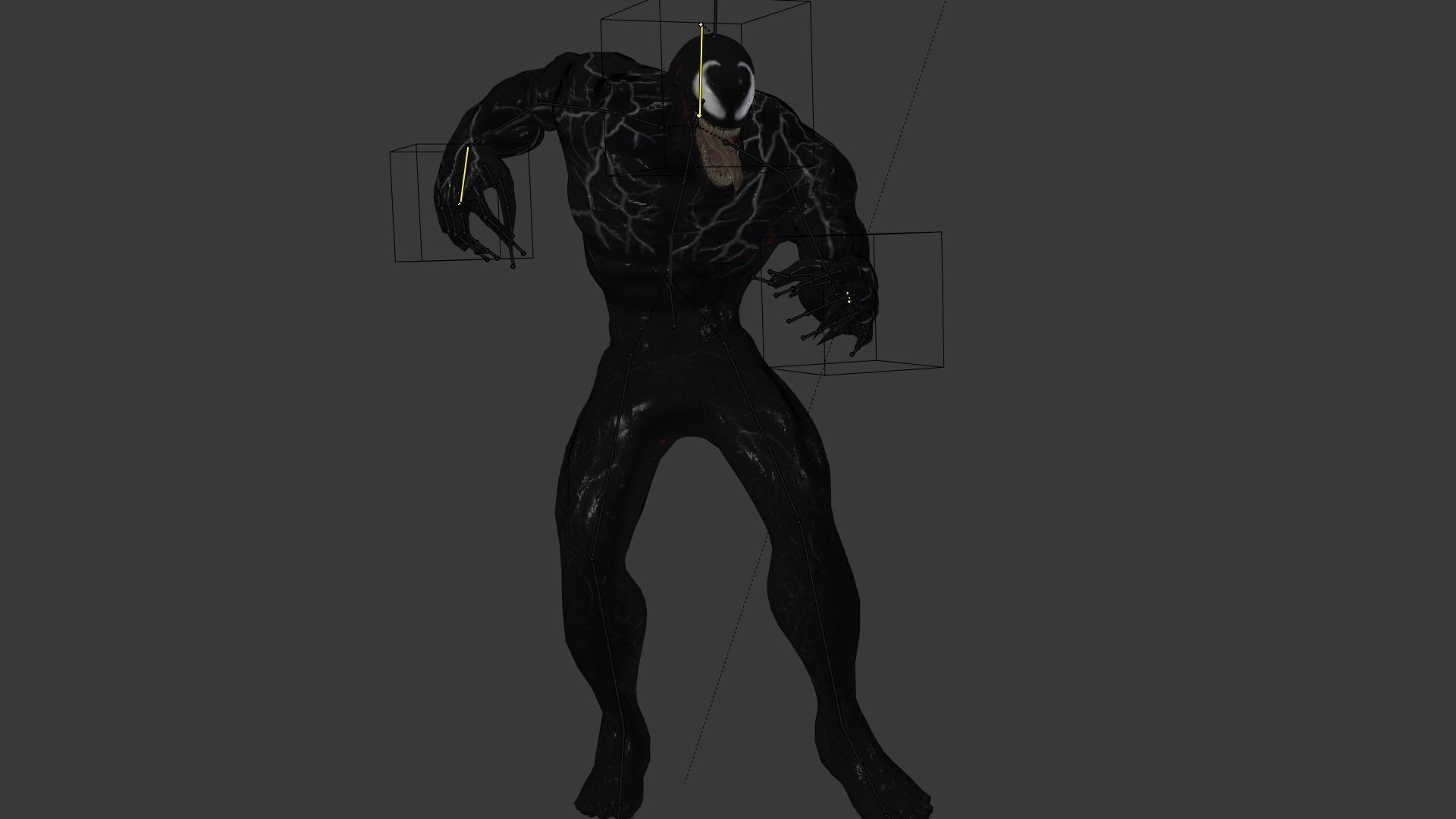 Venom 2018 Rigged model 3D model_7