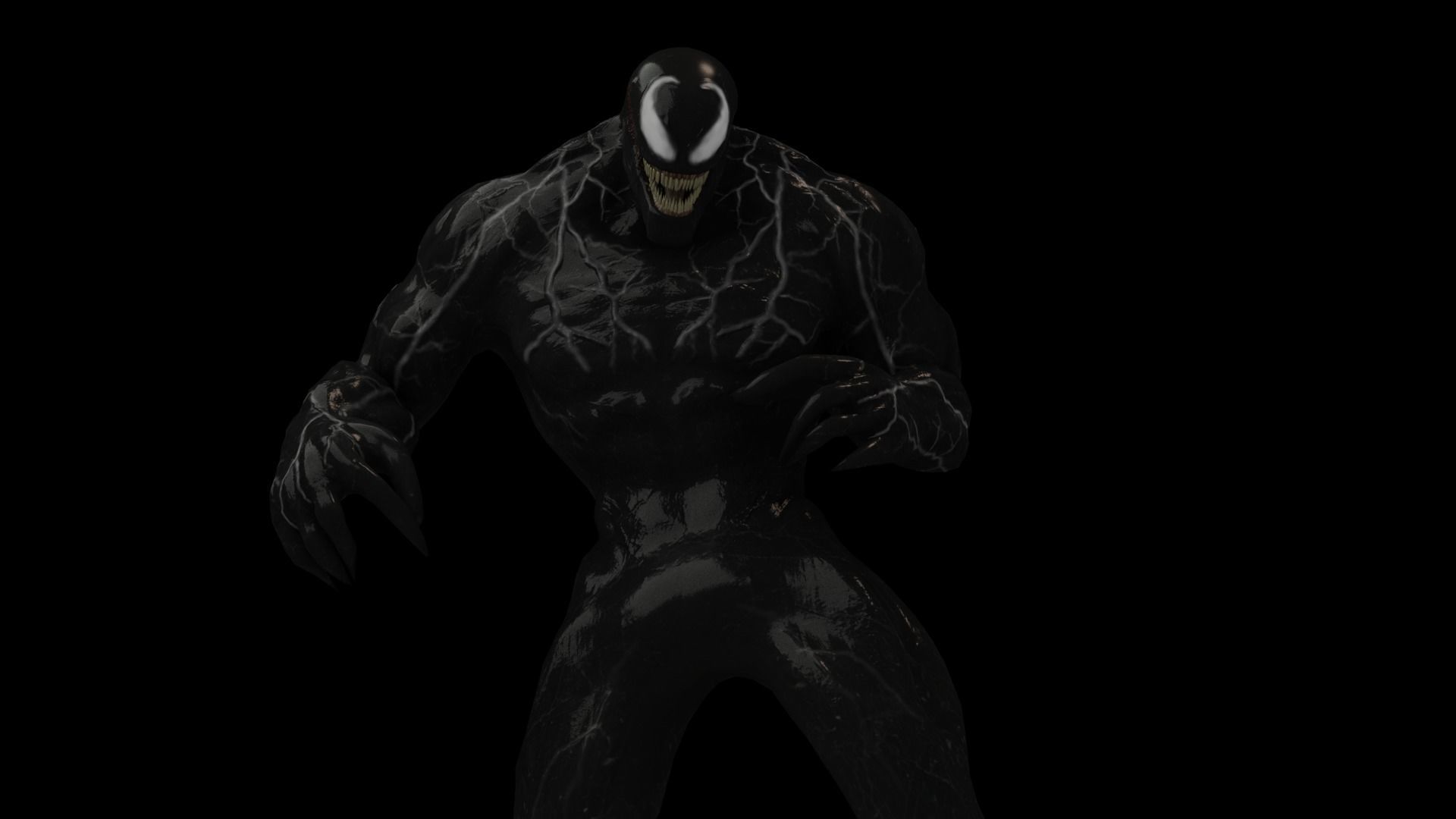 Venom 2018 Rigged model 3D model_4