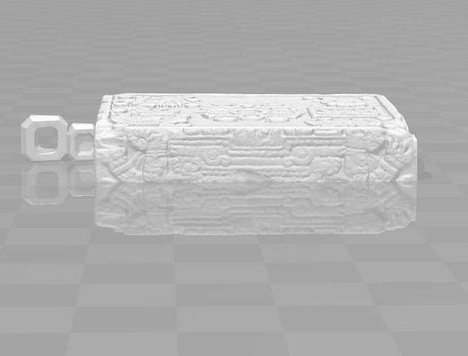 Necklace Coronation Stone Original Scan 3D print model
