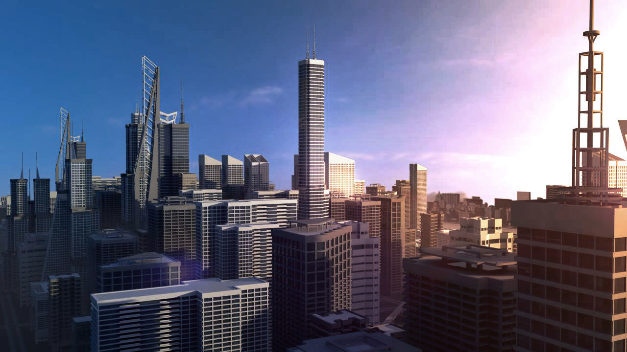 Freeway01 City 3D model_8