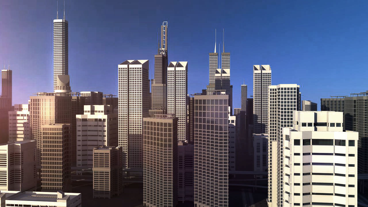 Freeway01 City 3D model_9