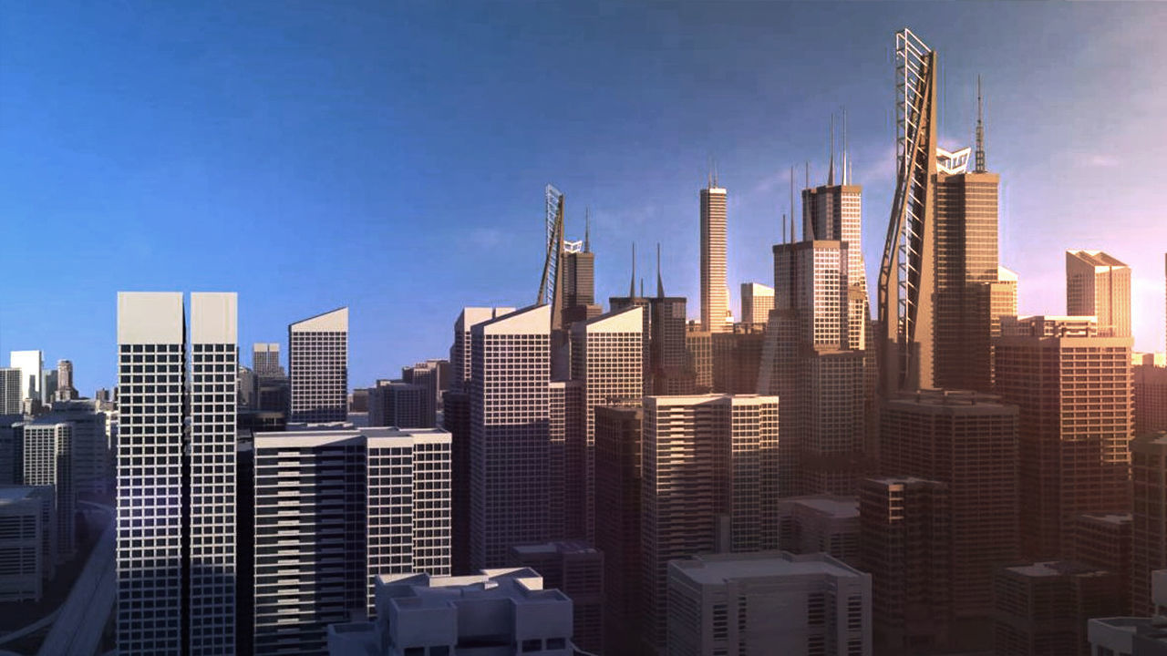 Freeway01 City 3D model_7