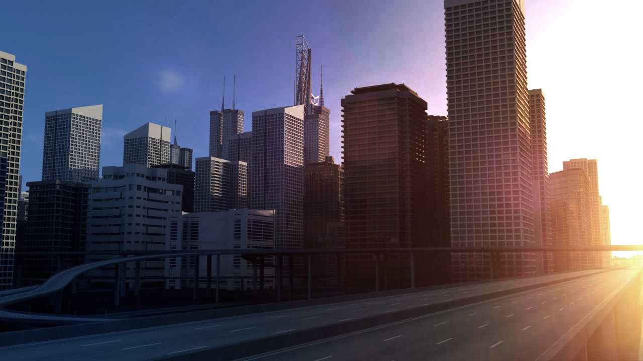 Freeway01 City 3D model_2