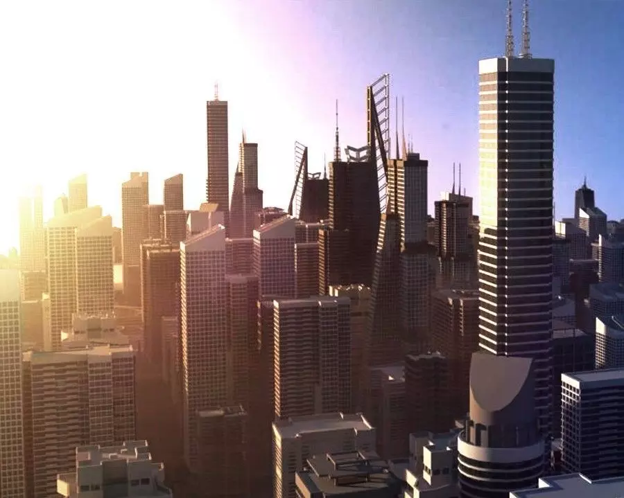 Freeway01 City 3D model_0