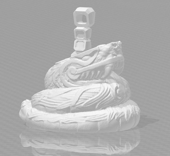 Necklace Quetzalcoatl 3d Scan 3D print model