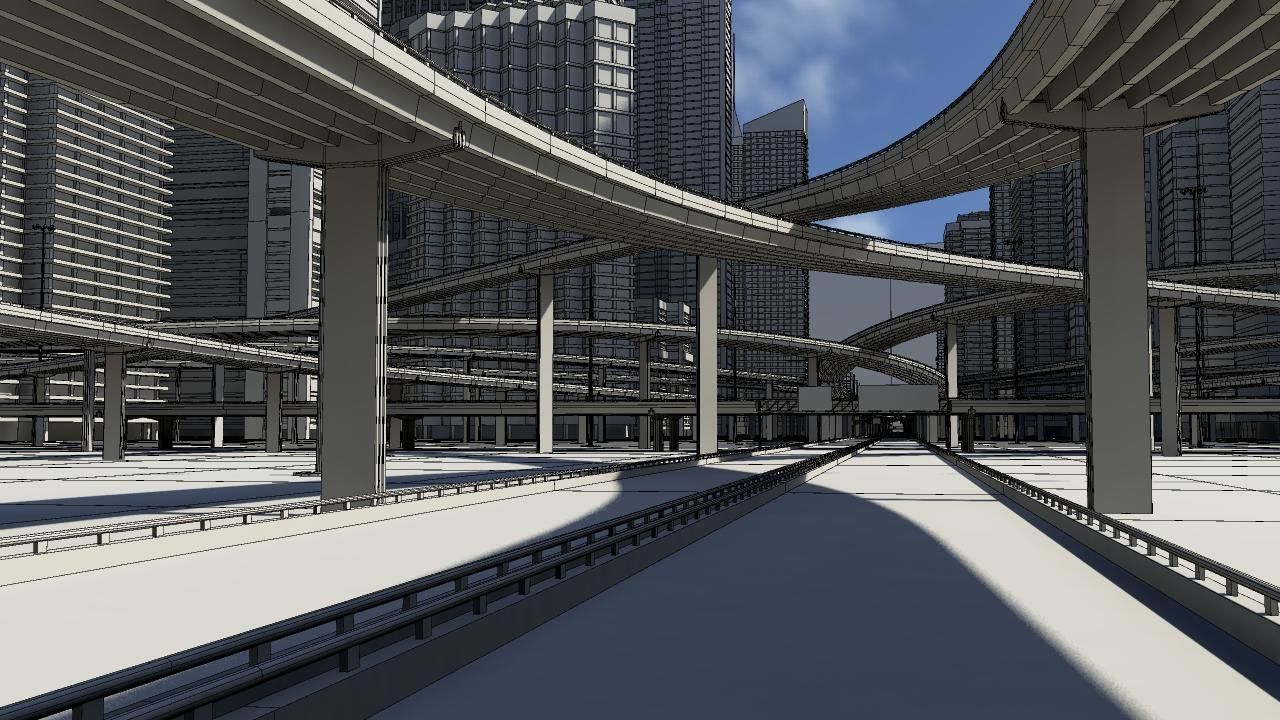 Freeway02 City 3D model_17