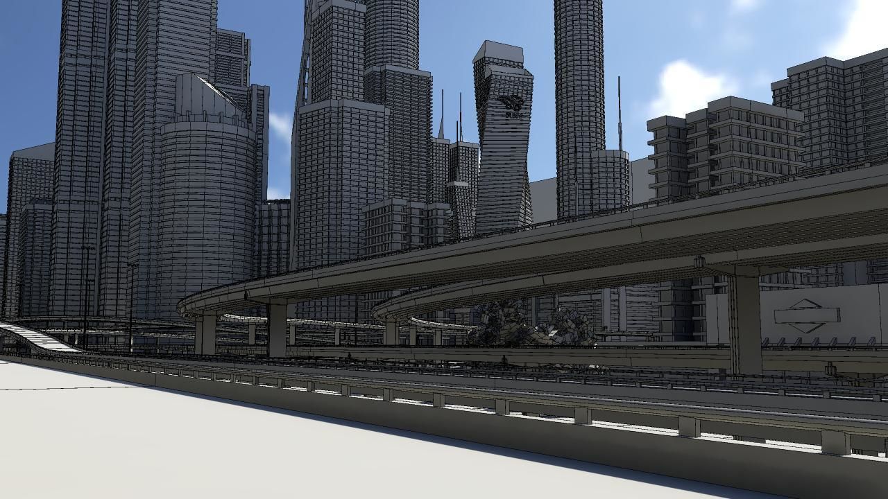 Freeway02 City 3D model_20