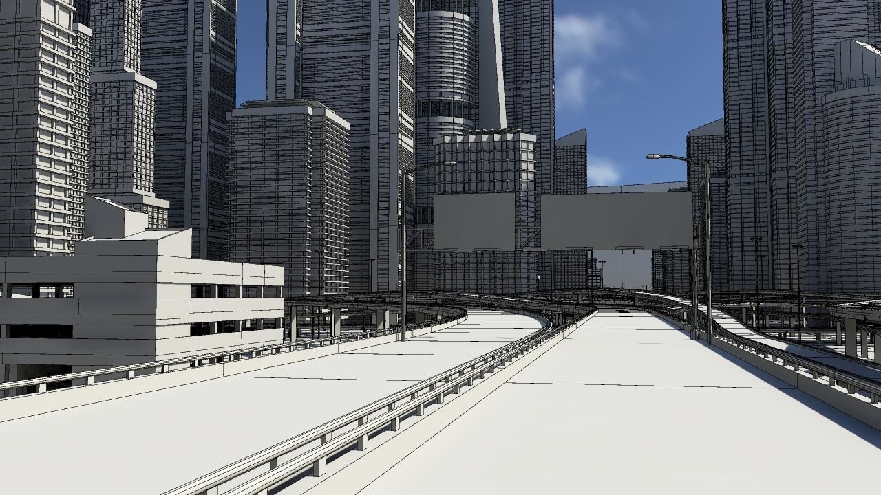 Freeway02 City 3D model_16