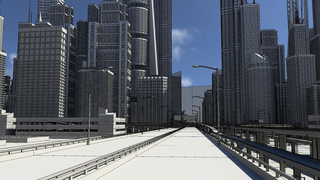 Freeway02 City 3D model_15