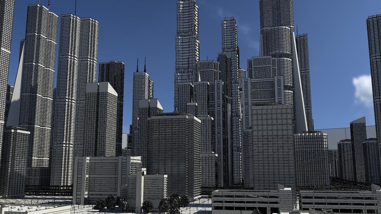 Freeway02 City 3D model_21