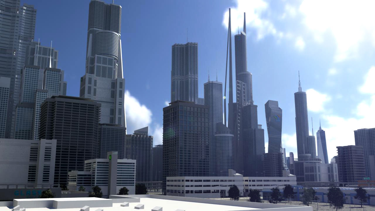 Freeway02 City 3D model_13