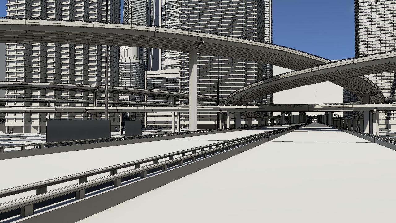 Freeway02 City 3D model_18