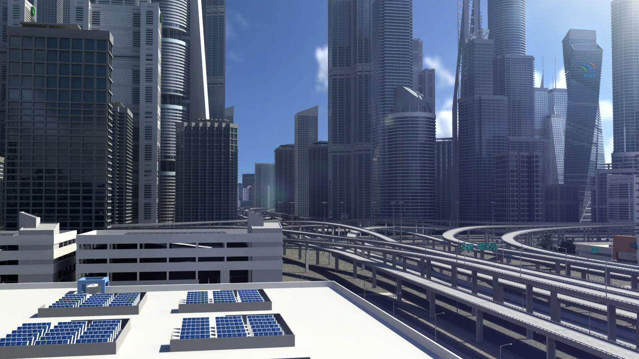 Freeway02 City 3D model_10