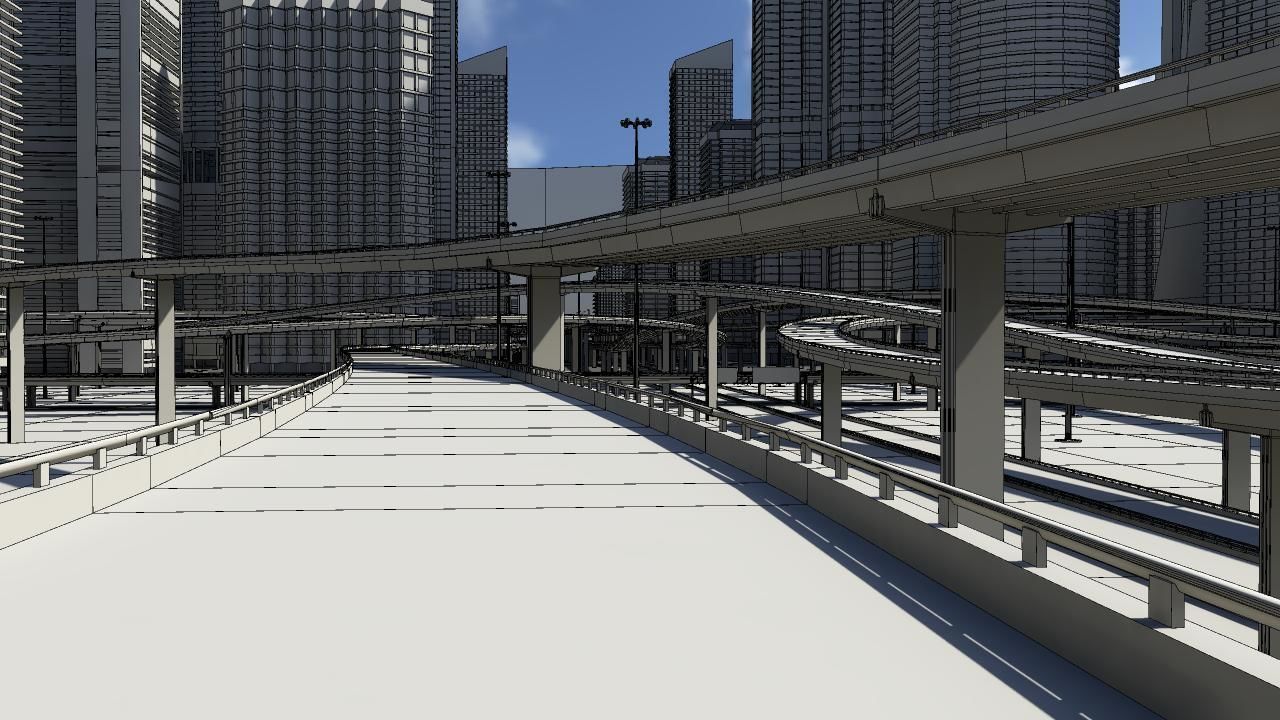 Freeway02 City 3D model_19