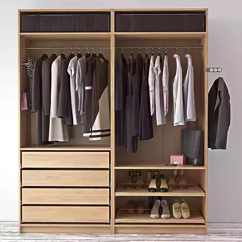 wardrobe  clothes 3D model