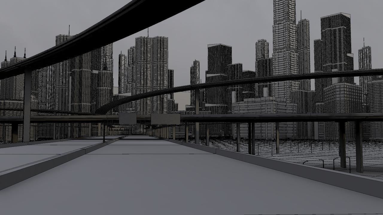 Freeway03 City 3D model_15
