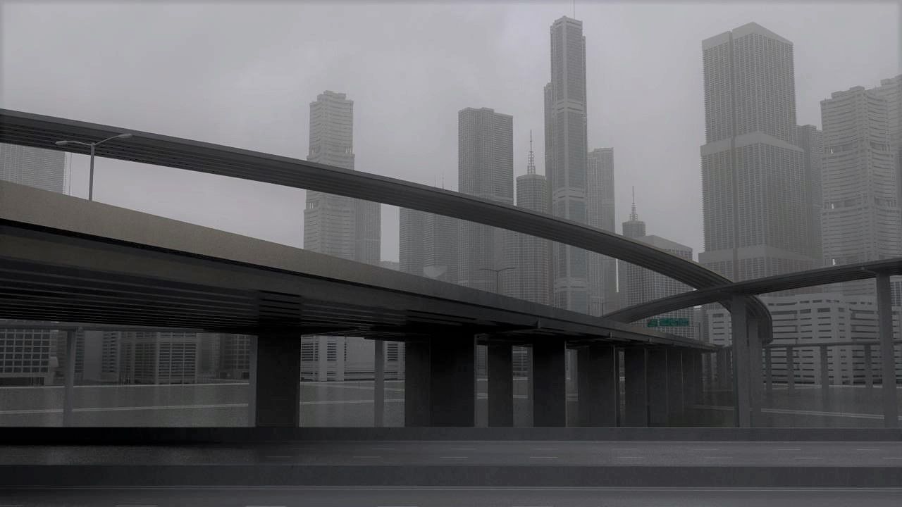 Freeway03 City 3D model_5