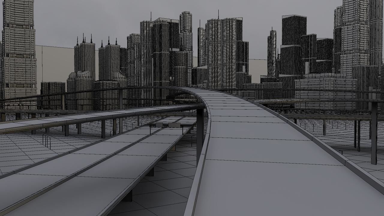 Freeway03 City 3D model_16