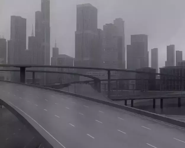 Freeway03 City 3D model