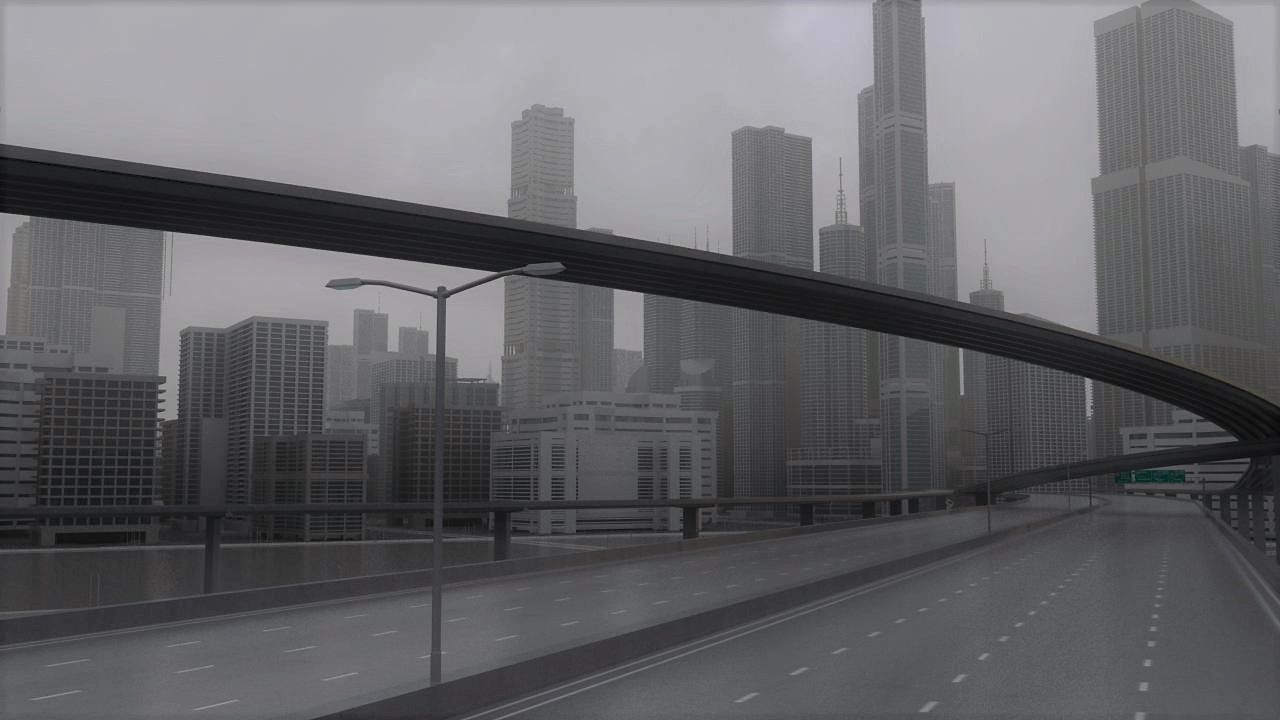 Freeway03 City 3D model_7