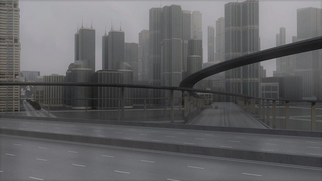 Freeway03 City 3D model_9