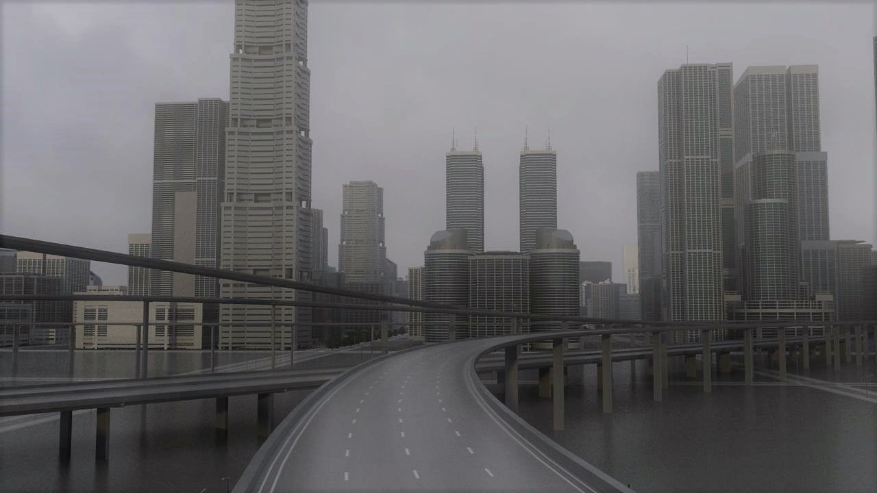 Freeway03 City 3D model_8