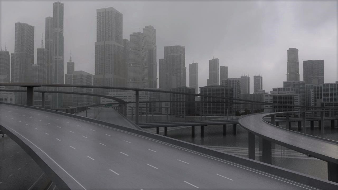 Freeway03 City 3D model_4