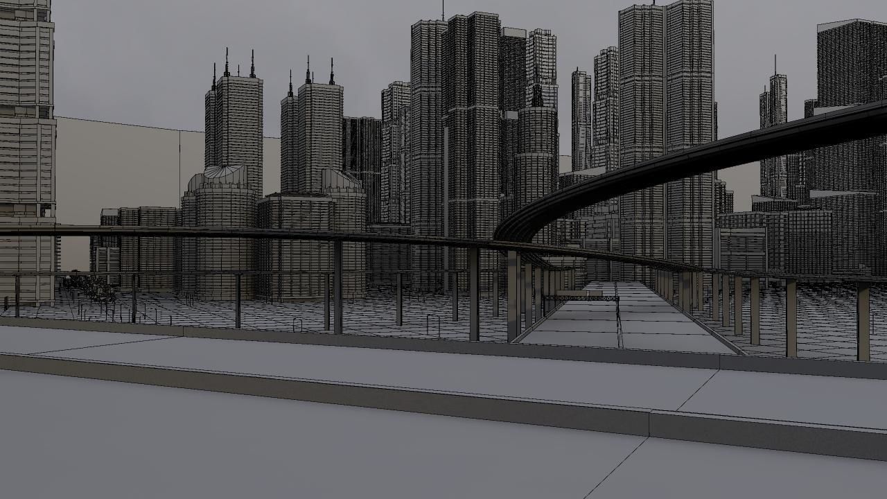 Freeway03 City 3D model_14