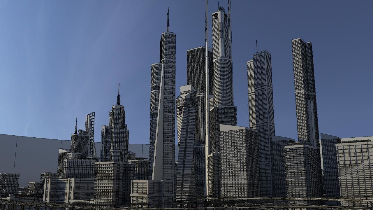 Freeway04 City 3D model_21