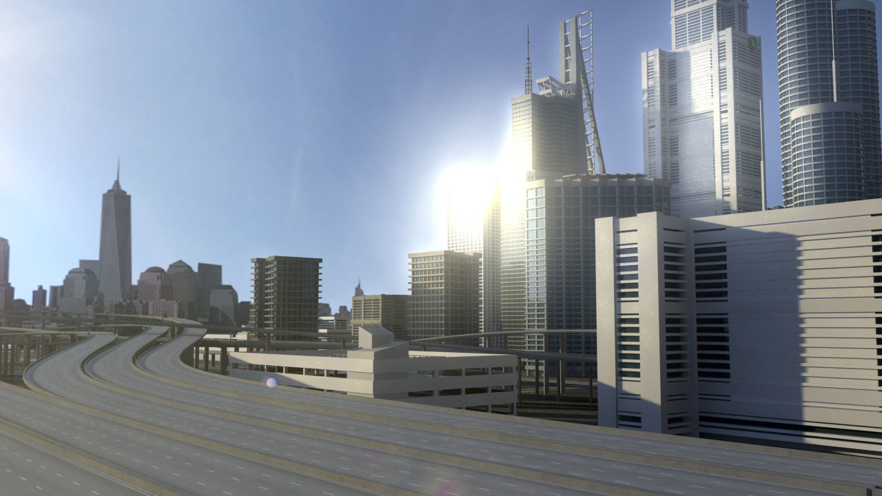 Freeway04 City 3D model_10