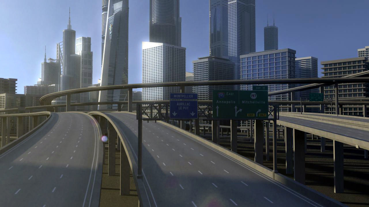 Freeway04 City 3D model_5