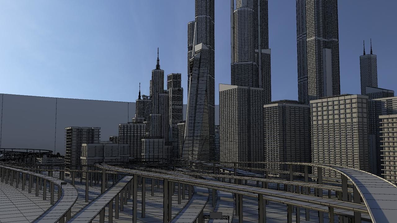 Freeway04 City 3D model_20