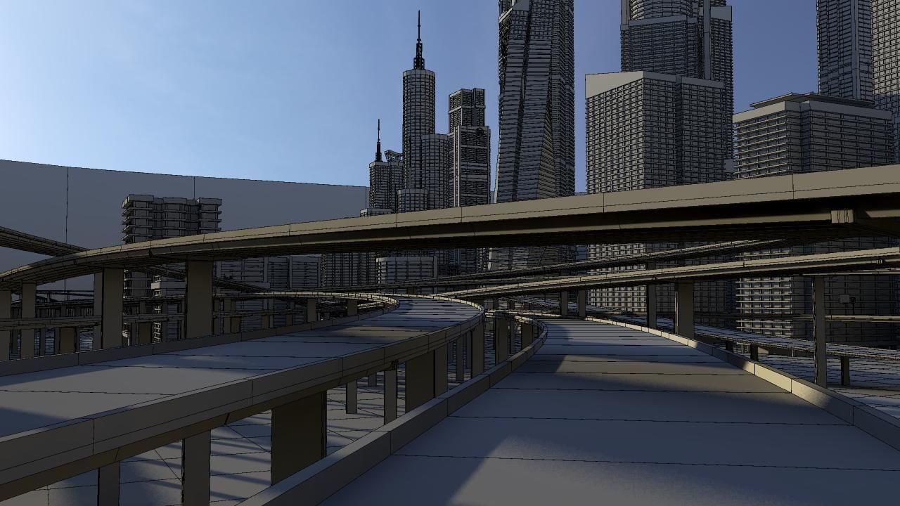 Freeway04 City 3D model_18