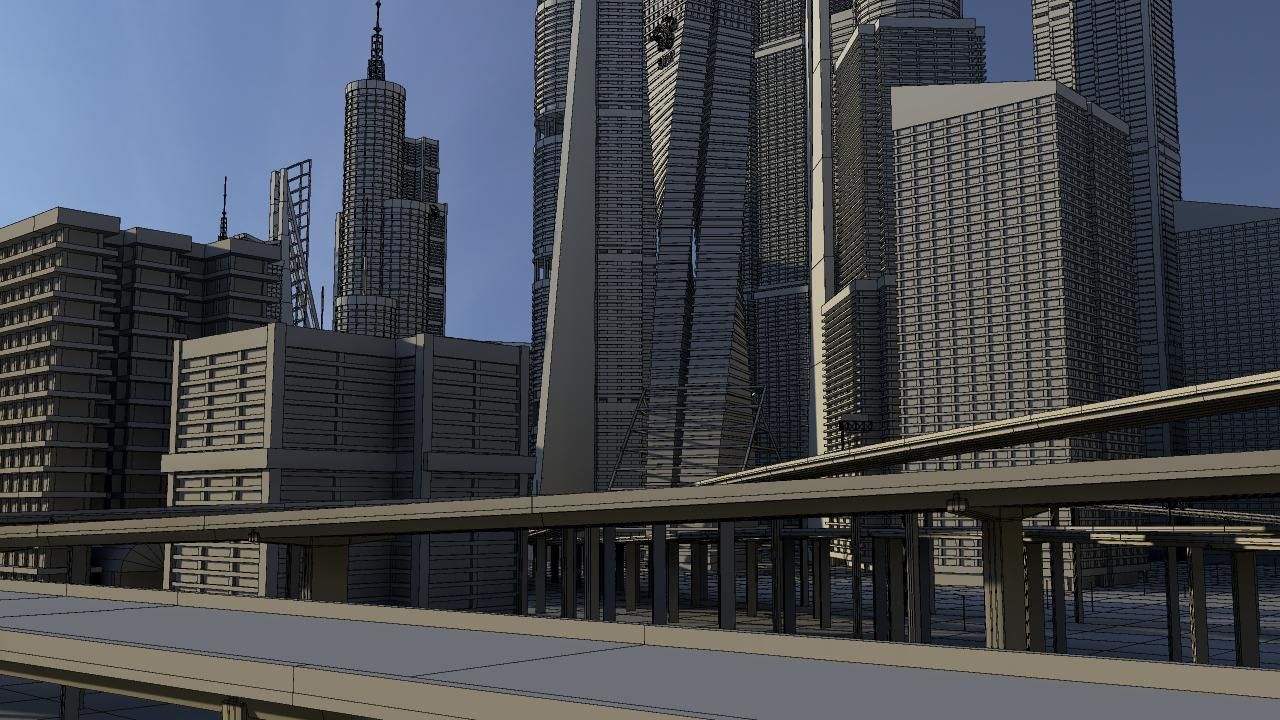 Freeway04 City 3D model_19