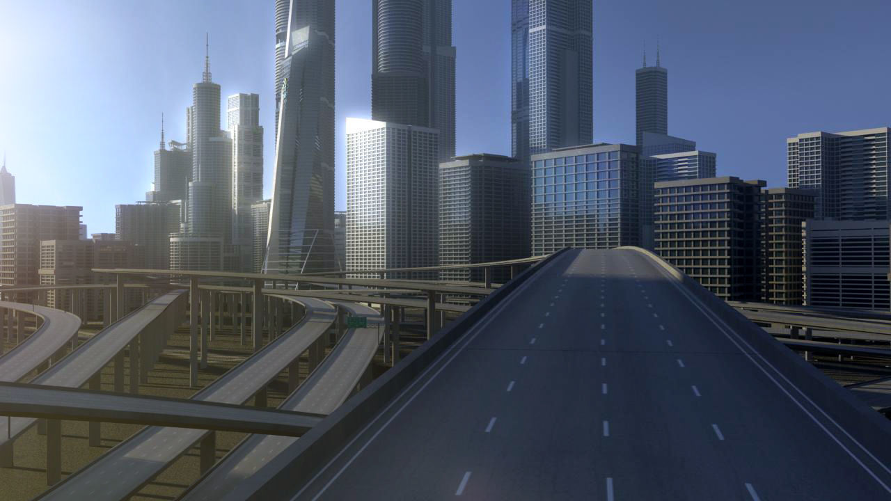 Freeway04 City 3D model_13