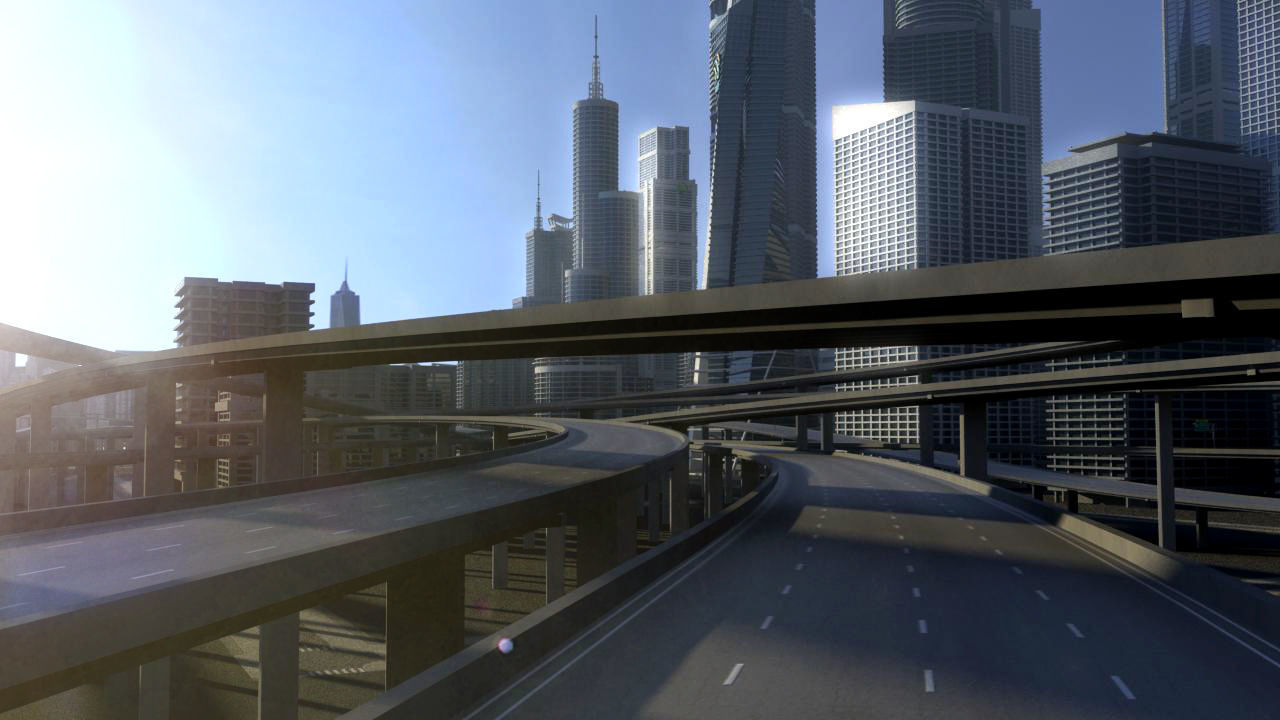 Freeway04 City 3D model_6