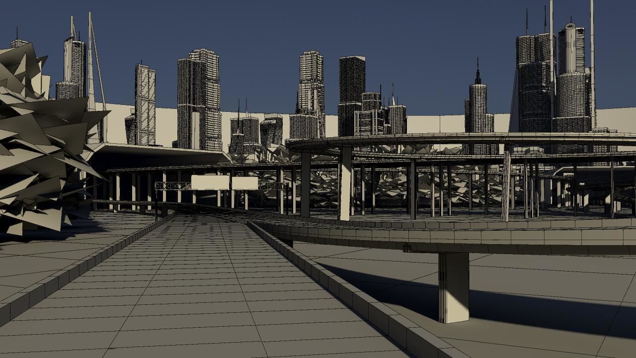 Freeway05 City 3D model_15