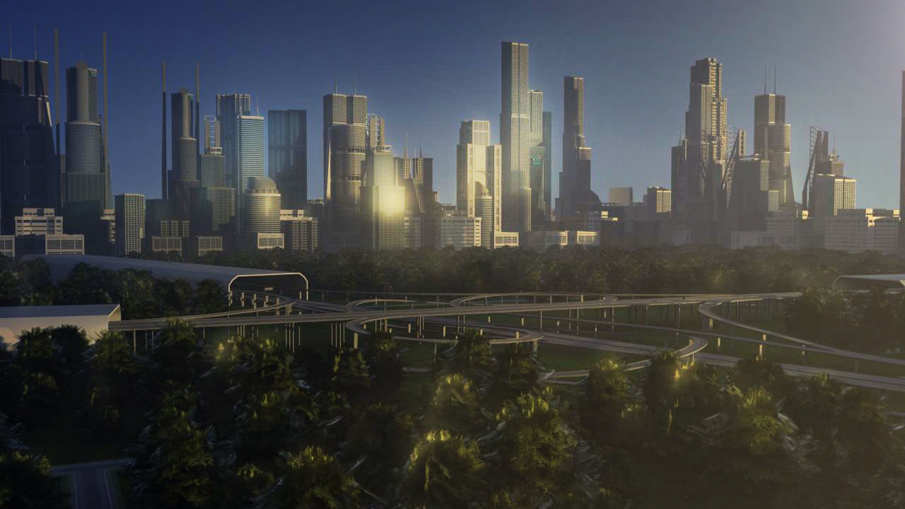 Freeway05 City 3D model_12